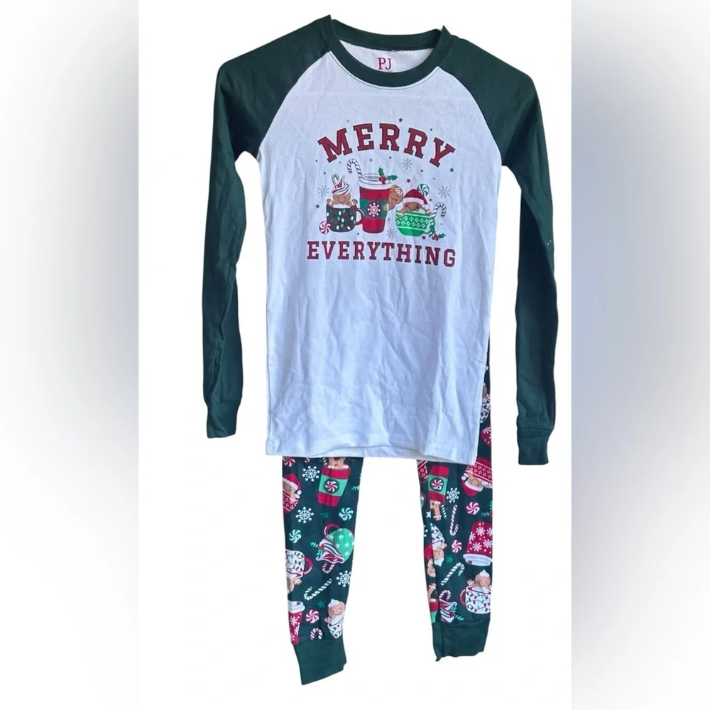 The Children ‘s Place Kids Unisex Long Sleeve Cocoa Mugs Pajama Set